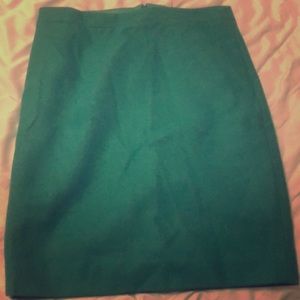 J. Crew Green Pencil Skirt ✏️
